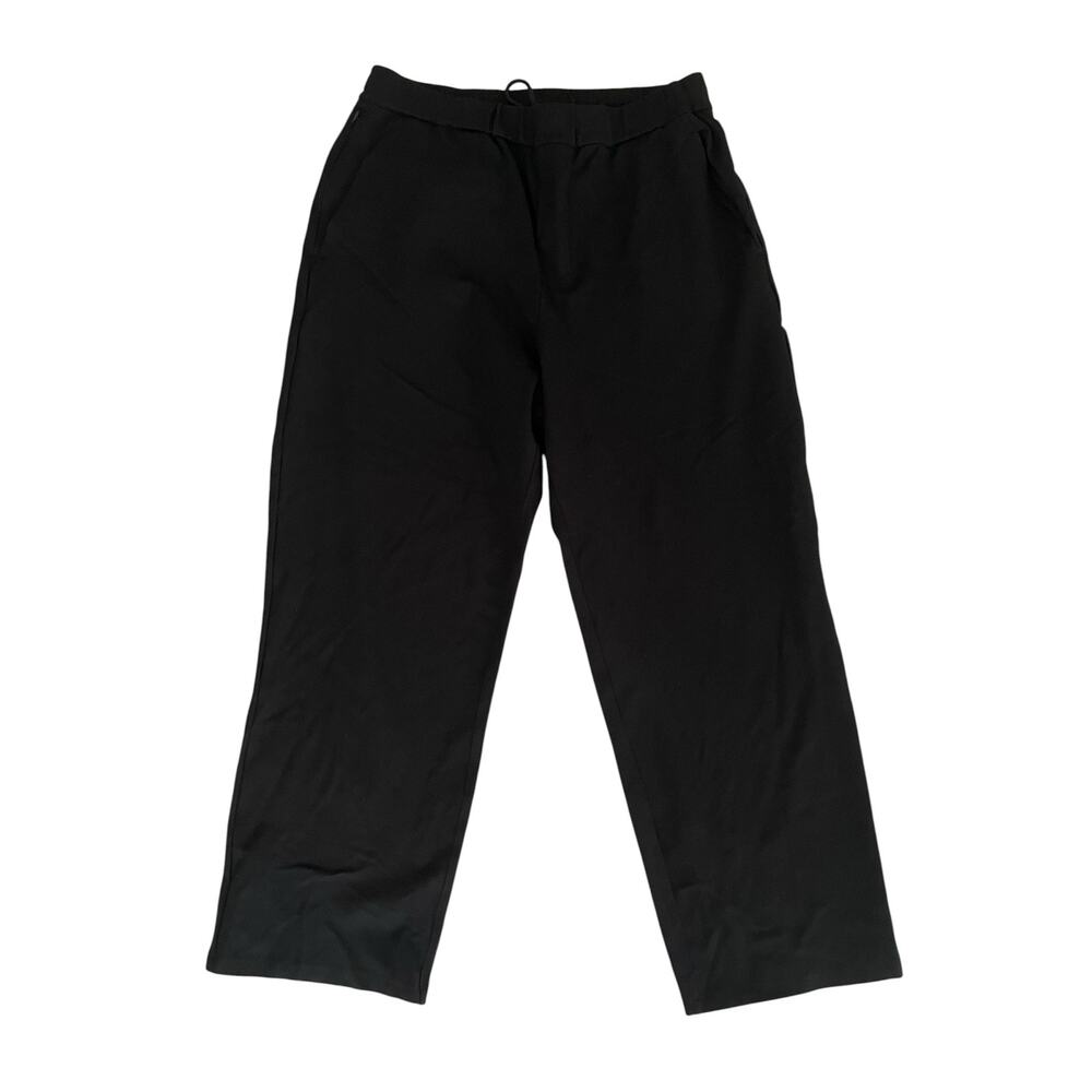 Nothings Something Womens Drawstring Pant Pockets Size Large Black